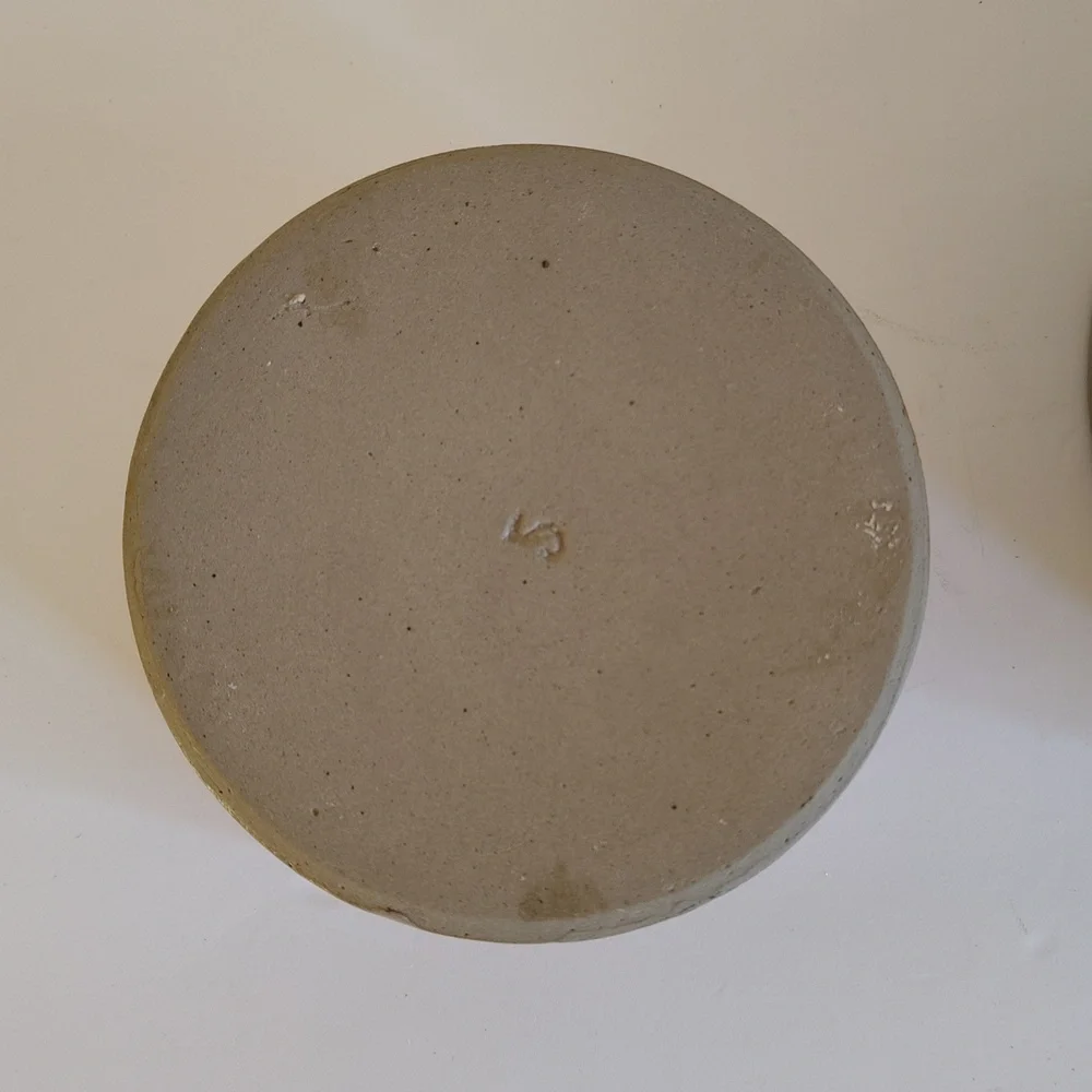 Bretby Pottery Stoneware Pet Bowls Large One Is 7.5x2.5 Small One Is 5.5x2.5
